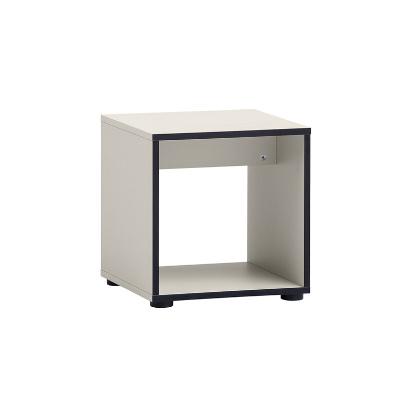 Esikupink EDDA beež / must, 40x40xH42 cm