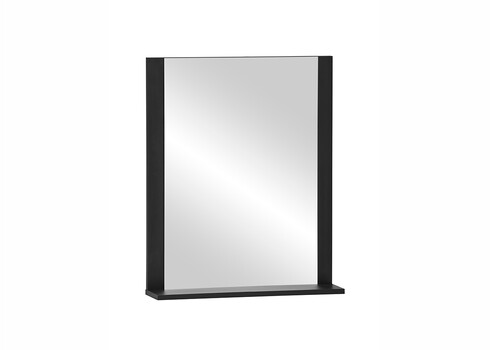 Seinapeegel EDDA must, 60x12xH71 cm