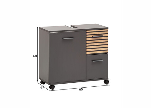 Valamukapp KATTA antratsiit, 65x32xH60 cm