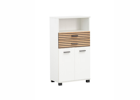 Alumine vannitoakapp KATTA mattvalge, 60x33xH111 cm