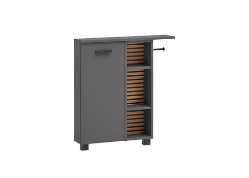 Alumine vannitoakapp KATTA antratsiit, 71x17xH74 cm