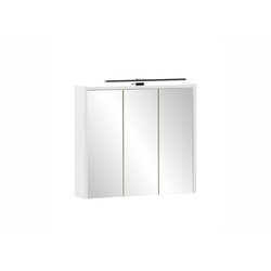 Peegelkapp KATTA mattvalge, 65x16xH63 cm