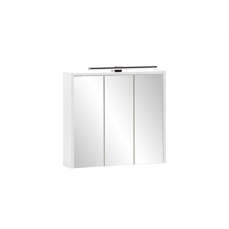 Peegelkapp KATTA mattvalge, 65x16xH63 cm