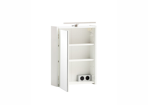 Peegelkapp KATTA mattvalge, 43,5x16xH64 cm