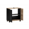 Valamukapp EMMIK mattmust / tamm, 60x33xH62 cm