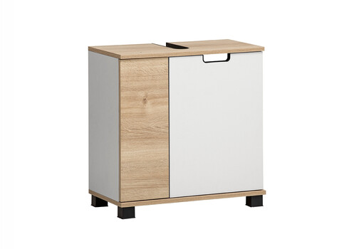 Valamukapp EMMIK mattvalge / tamm, 60x33xH62 cm