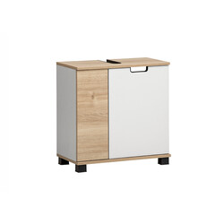 Valamukapp EMMIK mattvalge / tamm, 60x33xH62 cm