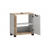 Valamukapp EMMIK mattvalge / tamm, 60x33xH62 cm