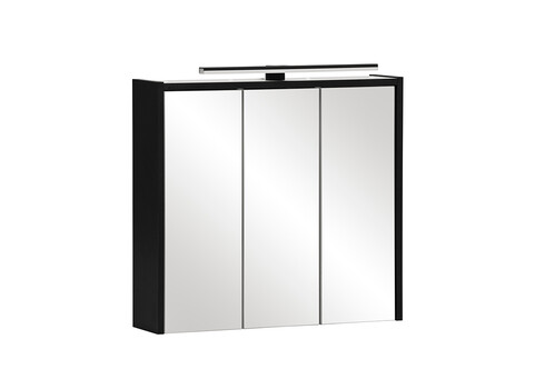 Peegelkapp EMMIK mattmust, 65x16xH63 cm