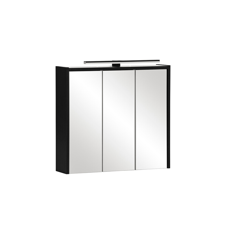 Peegelkapp EMMIK mattmust, 65x16xH63 cm