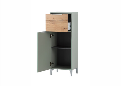 Alumine vannitoakapp SMILLA roheline, 40x32xH110 cm