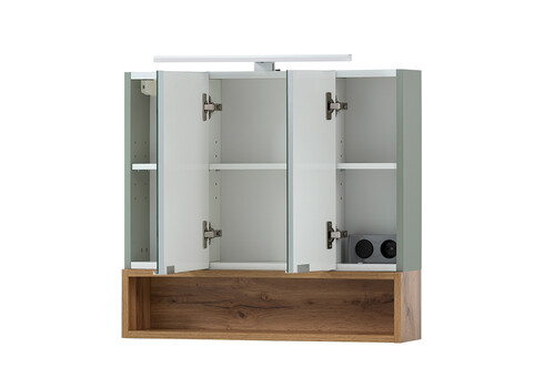 Peegelkapp SMILLA roheline, 67x16xH65 cm