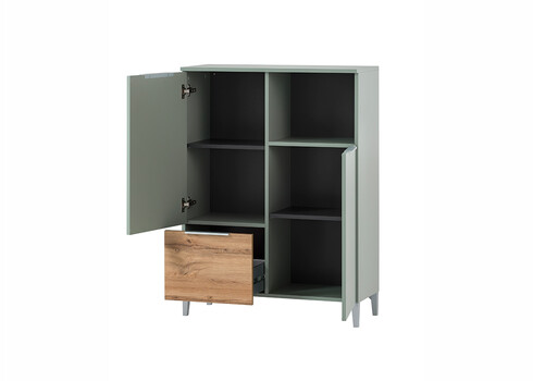 Alumine vannitoakapp SMILLA roheline, 80x32xH110 cm