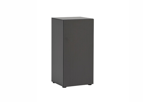 Lukustatav kapp LOCKED antratsiit, 45x41xH93 cm