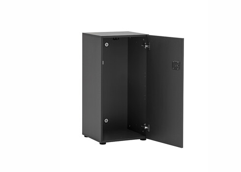 Lukustatav kapp LOCKED antratsiit, 45x41xH93 cm