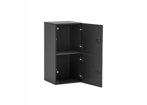 Lukustatav kapp LOCKED antratsiit, 45x41xH93 cm, 2 tk