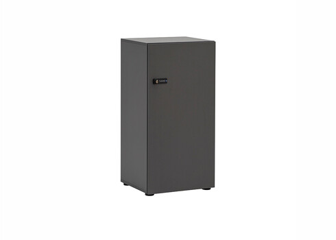 Lukustatav kapp LOCKED antratsiit, 45x41xH93 cm