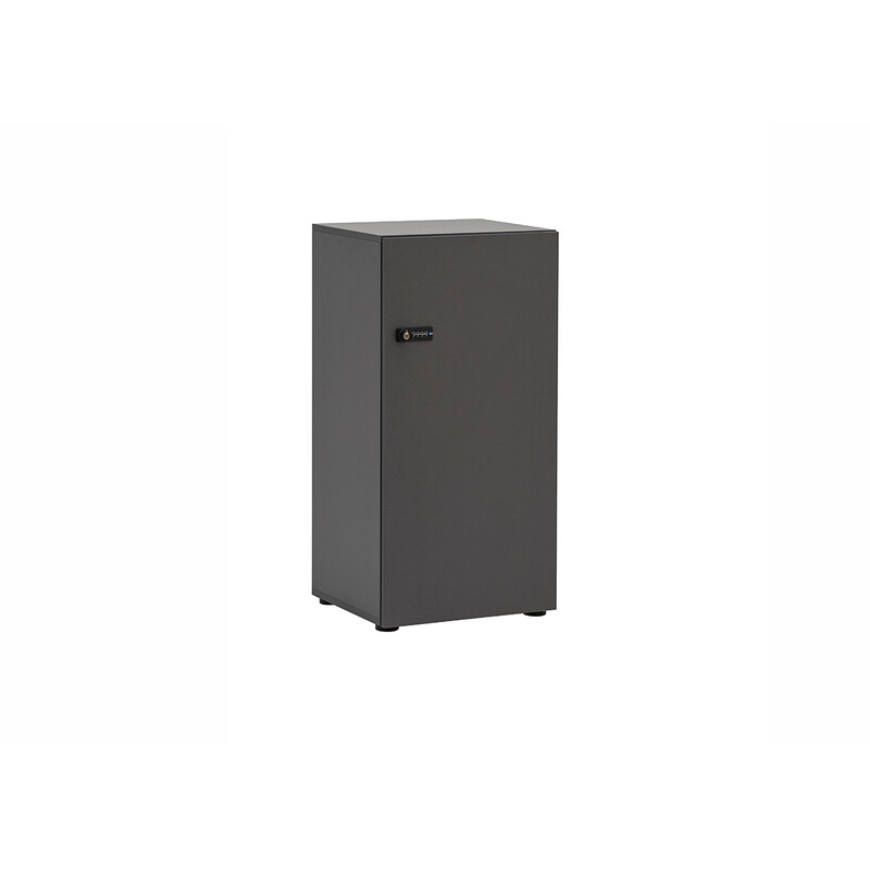 Lukustatav kapp LOCKED antratsiit, 45x41xH93 cm