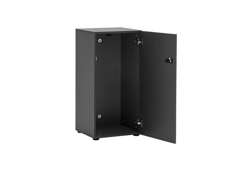 Lukustatav kapp LOCKED antratsiit, 45x41xH93 cm