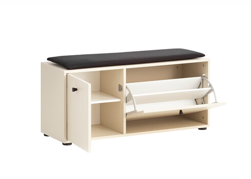 Jalatsikapp LOVUND beež, 98x33xH47 cm