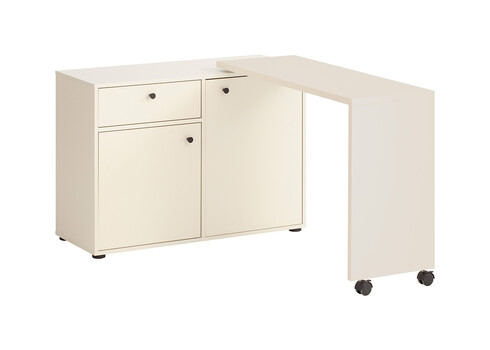 Riiul / kirjutuslaud LOVUND beež, 105x39xH75 cm