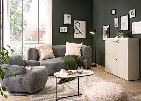 Kapp LOVUND beež, 98x33xH102 cm