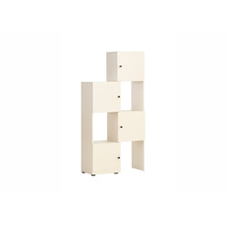Pikendatav kapp LOVUND beež, 42-70x35xH163 cm