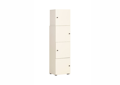 Pikendatav kapp LOVUND beež, 42-70x35xH163 cm