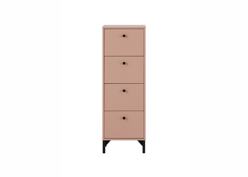 Kummut SMASH aprikoos, 40x40xH117 cm