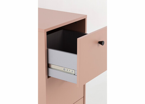 Kummut SMASH aprikoos, 40x40xH117 cm