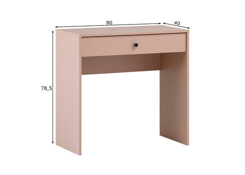 Kirjutuslaud SMASH aprikoos, 80x40xH78,5 cm