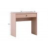 Kirjutuslaud SMASH aprikoos, 80x40xH78,5 cm