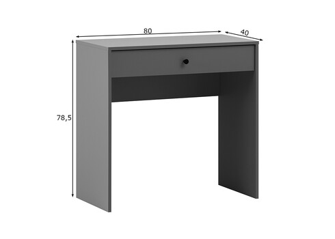 Tualettlaud SMASH antratsiit, 80x40xH78,5 cm