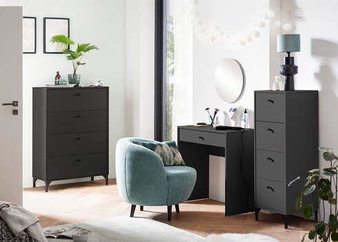 Tualettlaud SMASH antratsiit, 80x40xH78,5 cm