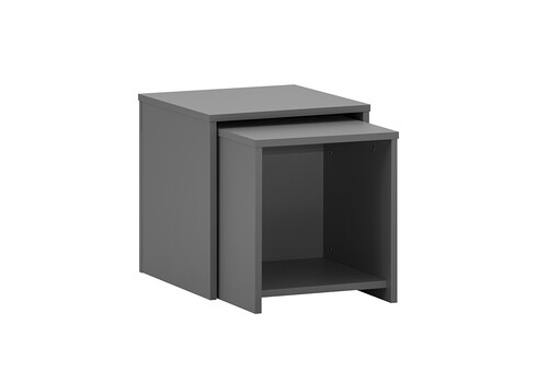 Diivanilaudade komplekt SMASH antratsiit, 40x40xH42 cm