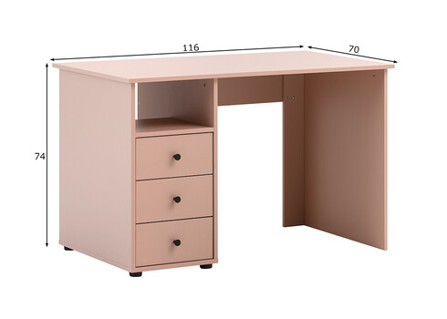 Kirjutuslaud SMASH aprikoos, 116x70xH74 cm