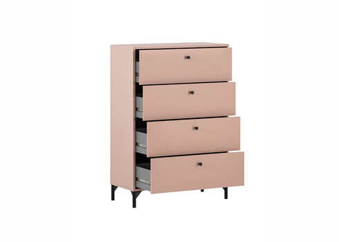 Kummut SMASH aprikoos, 80x40xH117 cm