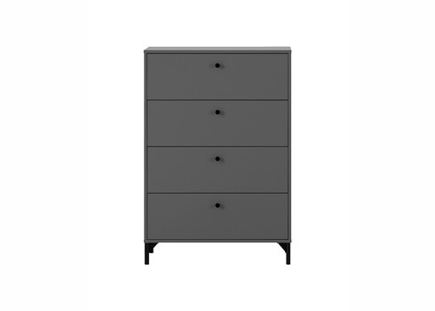 Kummut SMASH antratsiit, 80x40xH117 cm