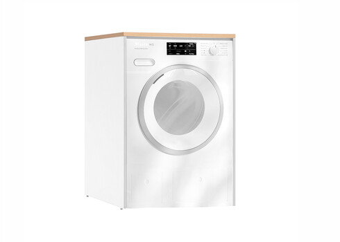 Pesumasinakapp SOLEA mattvalge, 67x60xH96 cm