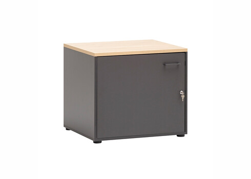 Lukustatav vannitoakapp SOLEA antratsiit, 67x60xH60 cm