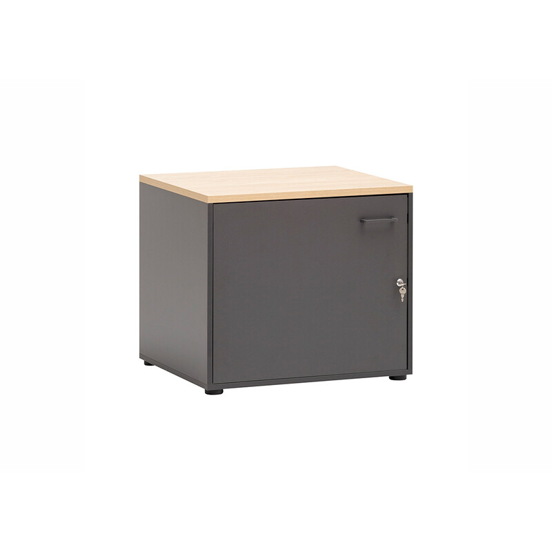 Lukustatav vannitoakapp SOLEA antratsiit, 67x60xH60 cm