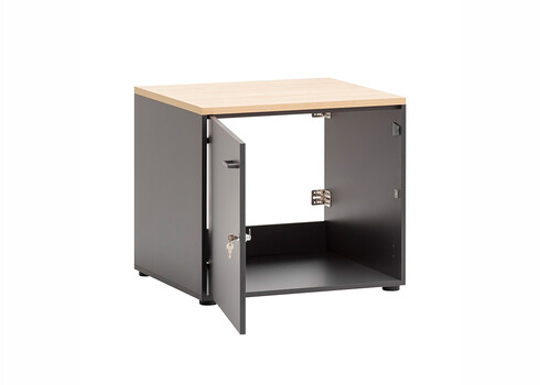 Lukustatav vannitoakapp SOLEA antratsiit, 67x60xH60 cm