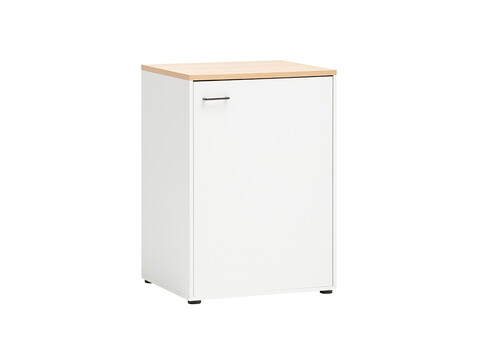 Lukustatav vannitoakapp SOLEA mattvalge, 67x60xH96 cm