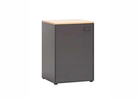 Lukustatav vannitoakapp SOLEA antratsiit, 67x60xH96 cm