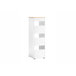 Vannitoakapp SOLEA mattvalge, 45x60xH155 cm