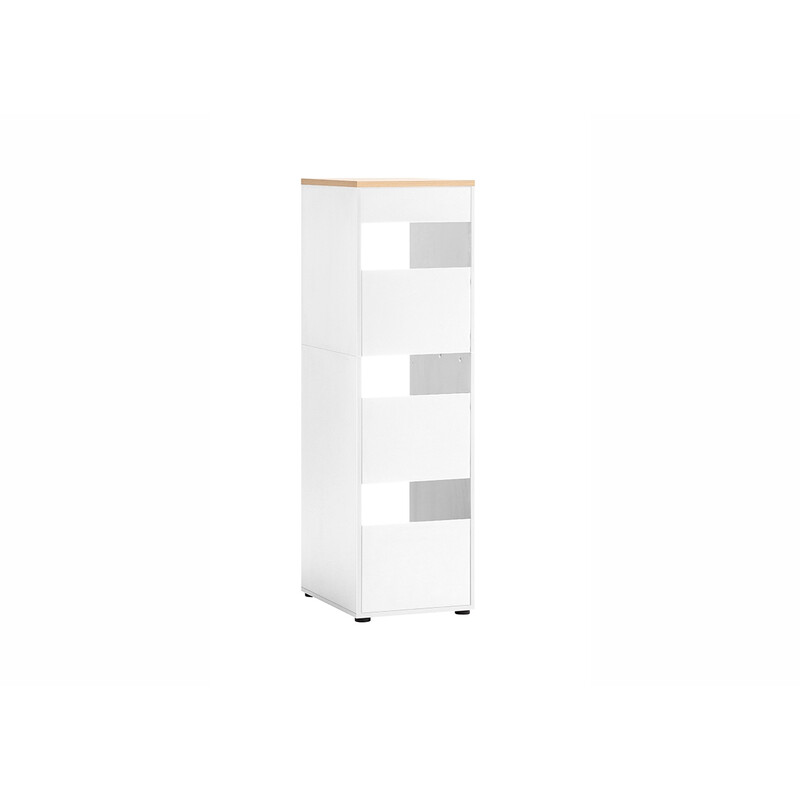 Vannitoakapp SOLEA mattvalge, 45x60xH155 cm