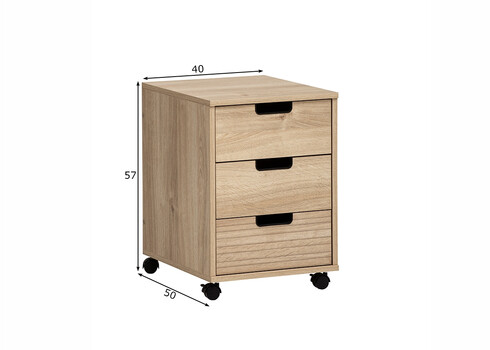 Sahtliboks EMMIK tamm, 40x50xH57 cm