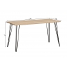 Kirjutuslaud EMMIK tamm, 138x60xH74 cm
