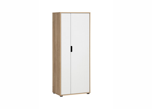 Kontorikapp EMMIK tamm / mattvalge, 65x41xH164 cm