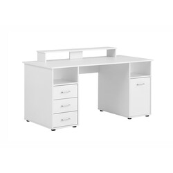 Kirjutuslaud NIELS valge, 150x70xH87 cm